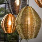 Lampe à suspension 5L web mix / Couleur nickel mat mix – Image 3