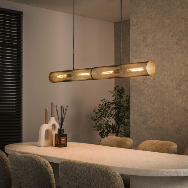 Lampe suspendue 120 tube mesh / Arctic Noir