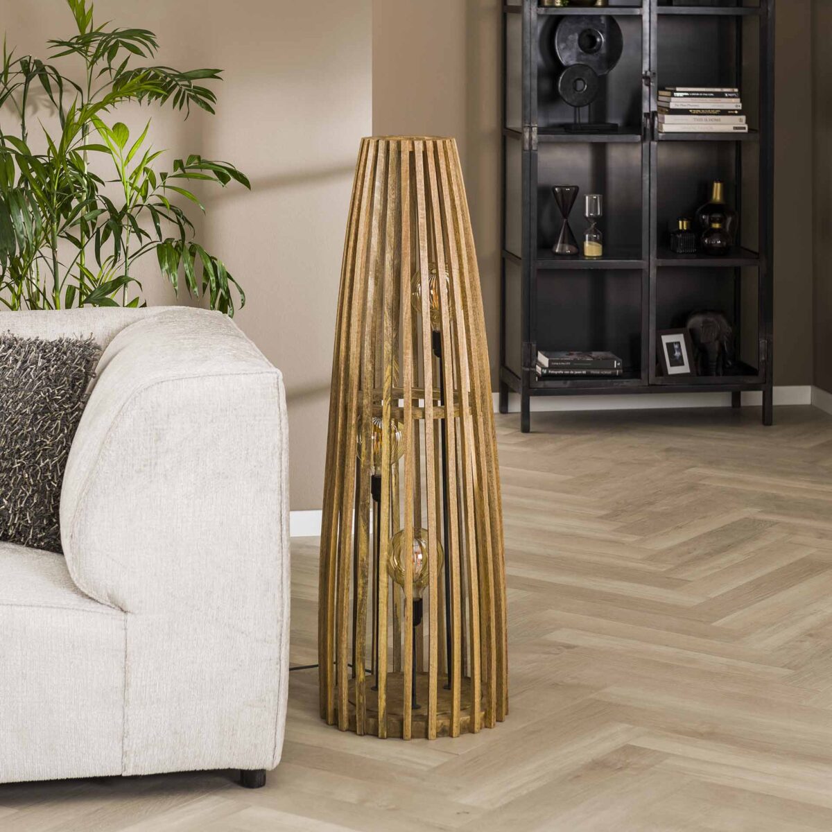 Lampadaire 3L launch / Mangue naturelle solide – Image 2