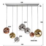 Lampe suspendue 4+3L Cielo – Image 5