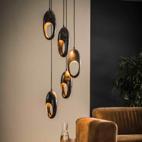 Lampe suspendue 5L Pointed
