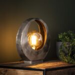 Lampe de table full moon / Argent antique