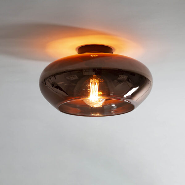 Plafonnier elevate glass / Verre couleur cuivre