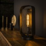 Lampe de table 1L mesh rotate / Arctic Noir