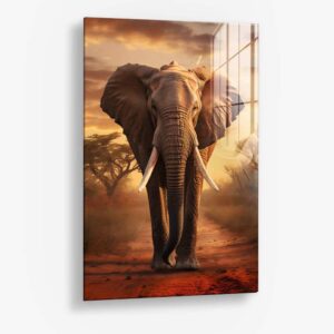 Elephant On The Road – Verre