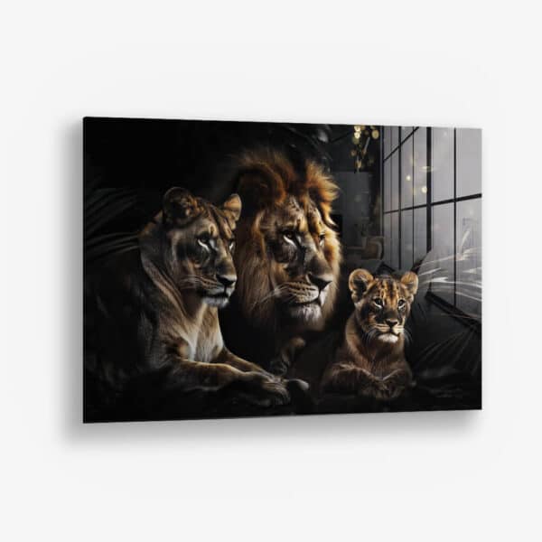 The Lion Family – Verre