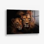 Lion Couple HZ – Verre