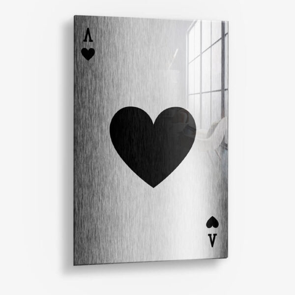 Ace of Hearts Noir II – Verre