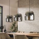 Lampe suspendue 3L drift glass / Verre gris fumé – Image 2