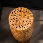 Lampadaire L bars / Teck massif recyclé – Image 4