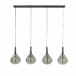 Lampe suspendue 4L drop smoke glass / Arctic Noir – Image 4