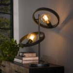 Lampe de table 2L hover / Charbon de bois