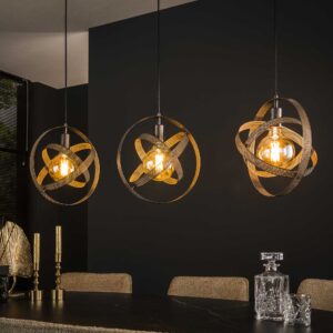 Lampe suspendue 3L cosmos mesh / Arctic Noir
