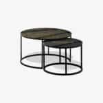 Table basse noire - Amsterdam Gold