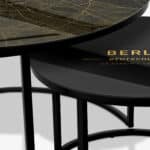 Table basse noire - Berlin Gold – Image 3