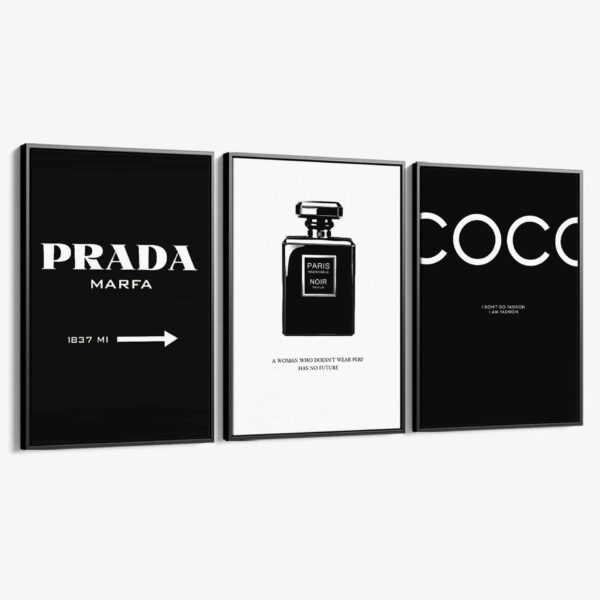 Lot: "Black Fashion" (3x)