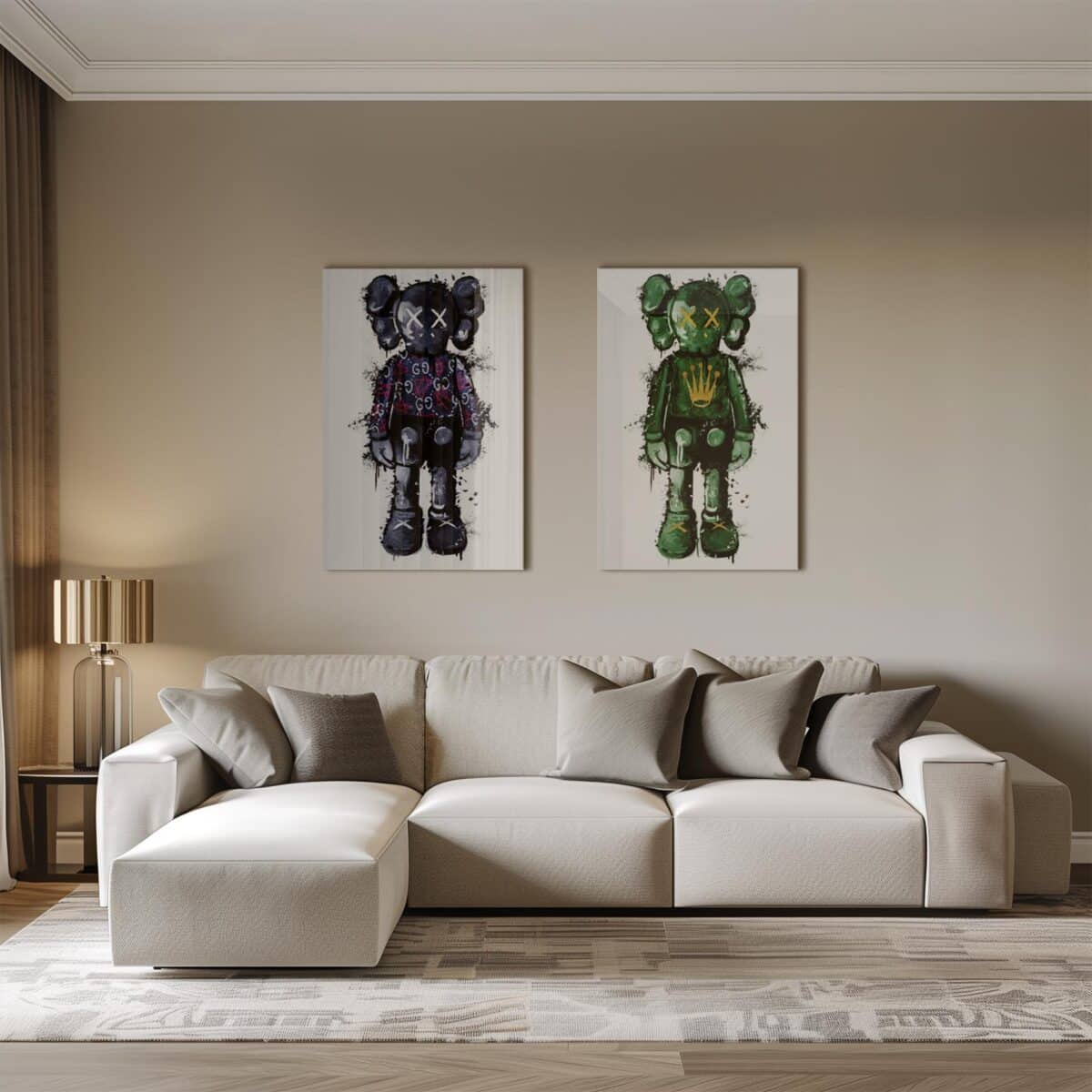 Lot: "Hype Figure" (2x) – Verre – Image 3