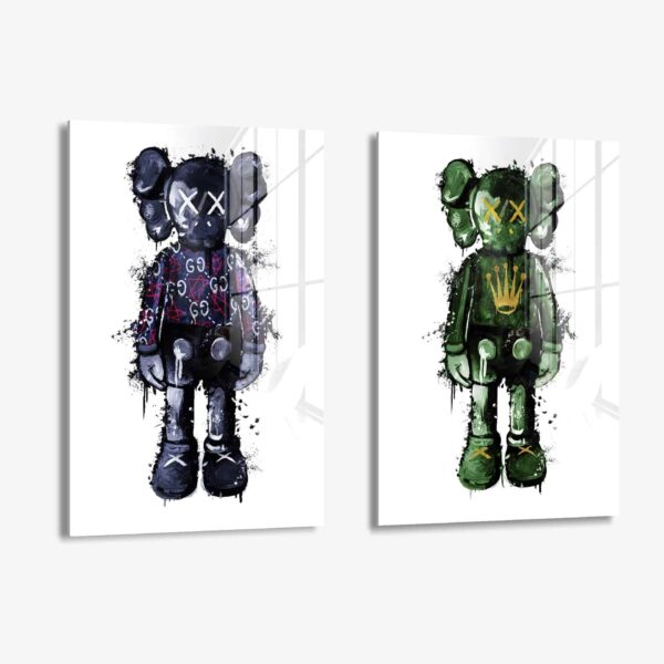 Lot: "Hype Figure" (2x) – Verre