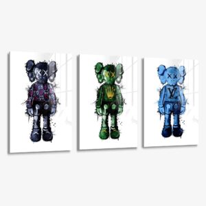 Lot: "Hype Figure" (3x) – Verre