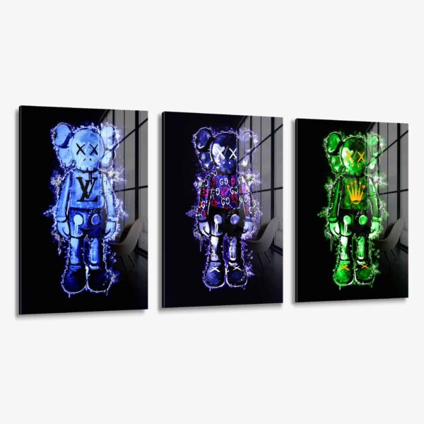 Lot: "Limited Hype Figure" (3x) – Verre