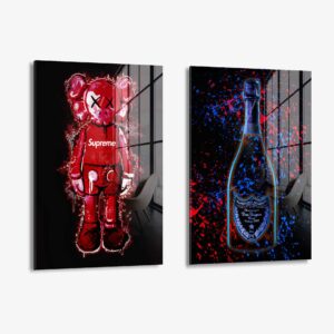 Lot: "Red luxury" (2x) – Verre