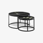 Table basse noire - Champagne Fountain