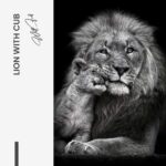 "Lion With Cub" – Image 7