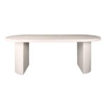 Table à manger arch stone 215x90cm / Composite de marbre – Image 4
