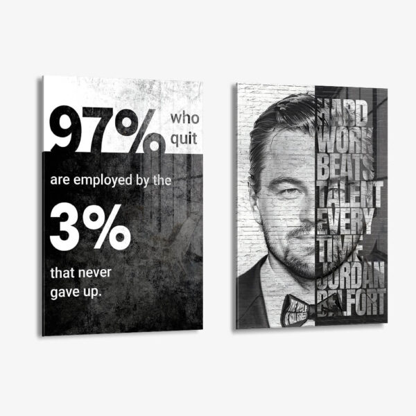 Lot: Work Hard (2x) – Verre