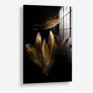 Golden Feathers – Verre