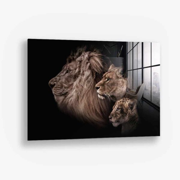 Lion Family – Verre