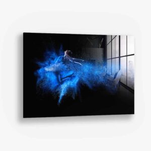 The Blue Dancer – Verre