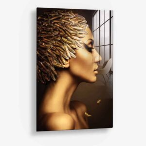 Feather Woman – Verre