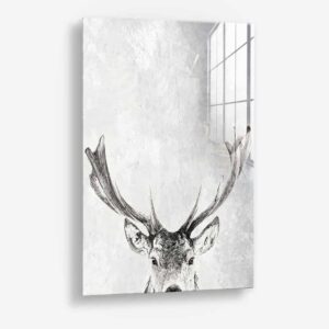 Reindeer in snow – Verre