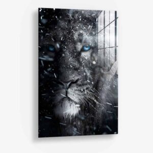 Snowy Lion – Verre
