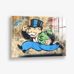 The Running Rich Man – Verre