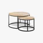 Table basse noire - Golden Veins