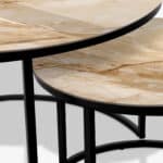 Table basse noire - Golden Veins – Image 3