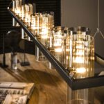 Lampe suspendue 14L cylinder mixed glass – Image 3
