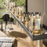 Lampe suspendue 14L cylinder mixed glass – Image 4