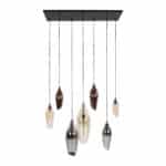 Lampe suspendue 4+3 cocoon mix glass / Noir – Image 4