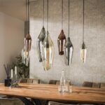Lampe suspendue 4+3 cocoon mix glass / Noir – Image 2