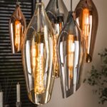 Lampe suspendue 4+3 cocoon mix glass / Noir – Image 3