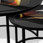 Table basse noire - N5 Droplet – Image 3