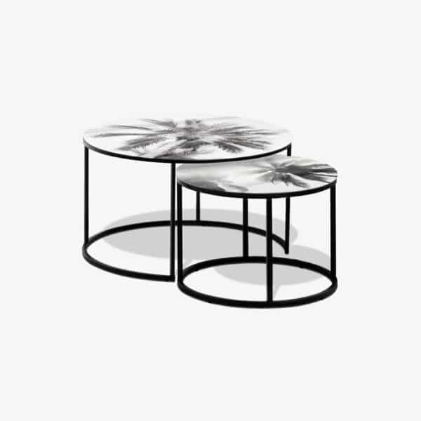 Table basse noire - Under the Palm Top