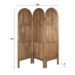 Meuble de séparation wave 3-delig / Solid Mango (Sand Color) – Image 5