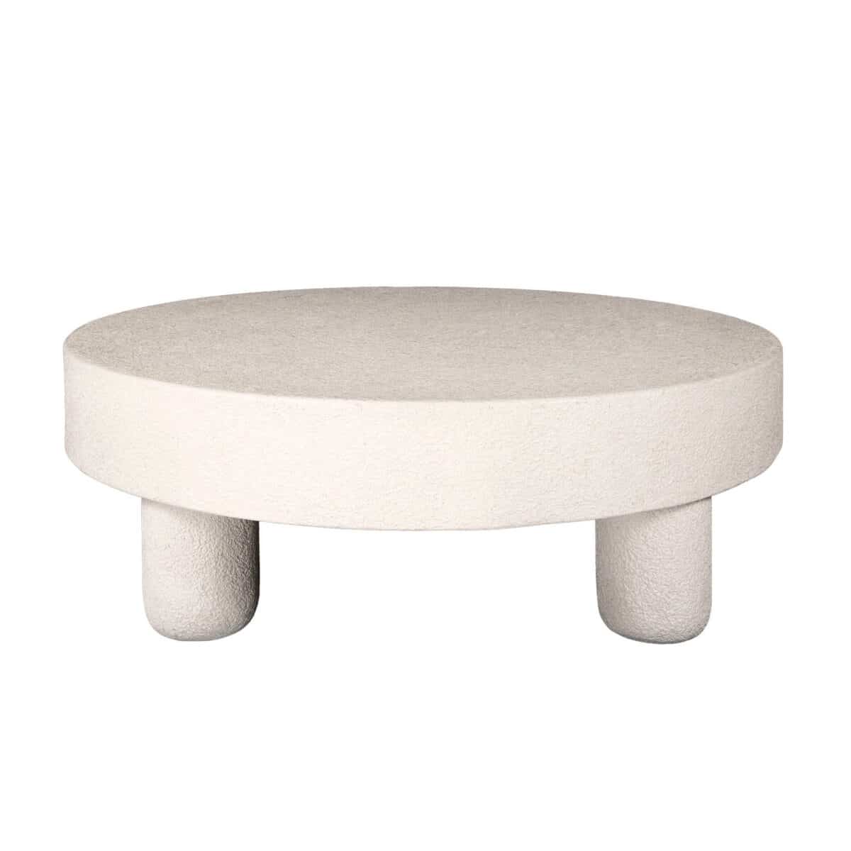 Table basse D110 bulky stone / Composite de marbre – Image 2