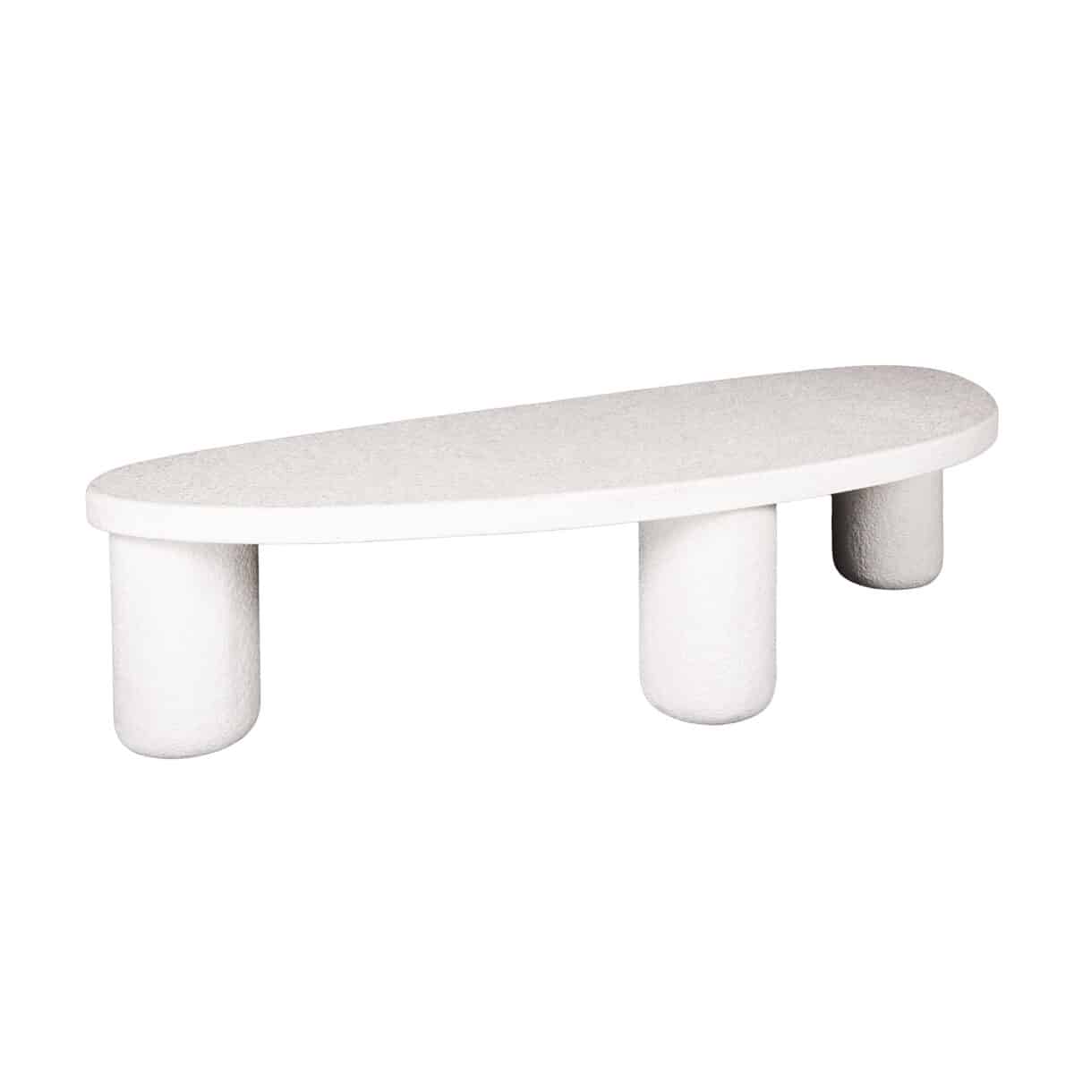 Table basse XL kiezel driehoek / Composite de marbre – Image 3