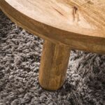 Table basse set/2 tripod / Solid Mango (Sand Color) – Image 3