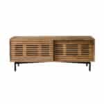 Meuble TV 2 Doors Slide / Acacia naturel massif – Image 3